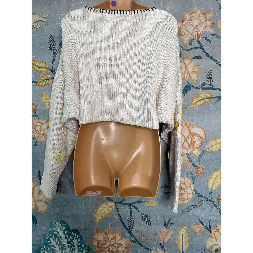 Free People Ambrose Crochet Pullover $298 - Picture 9 of 10